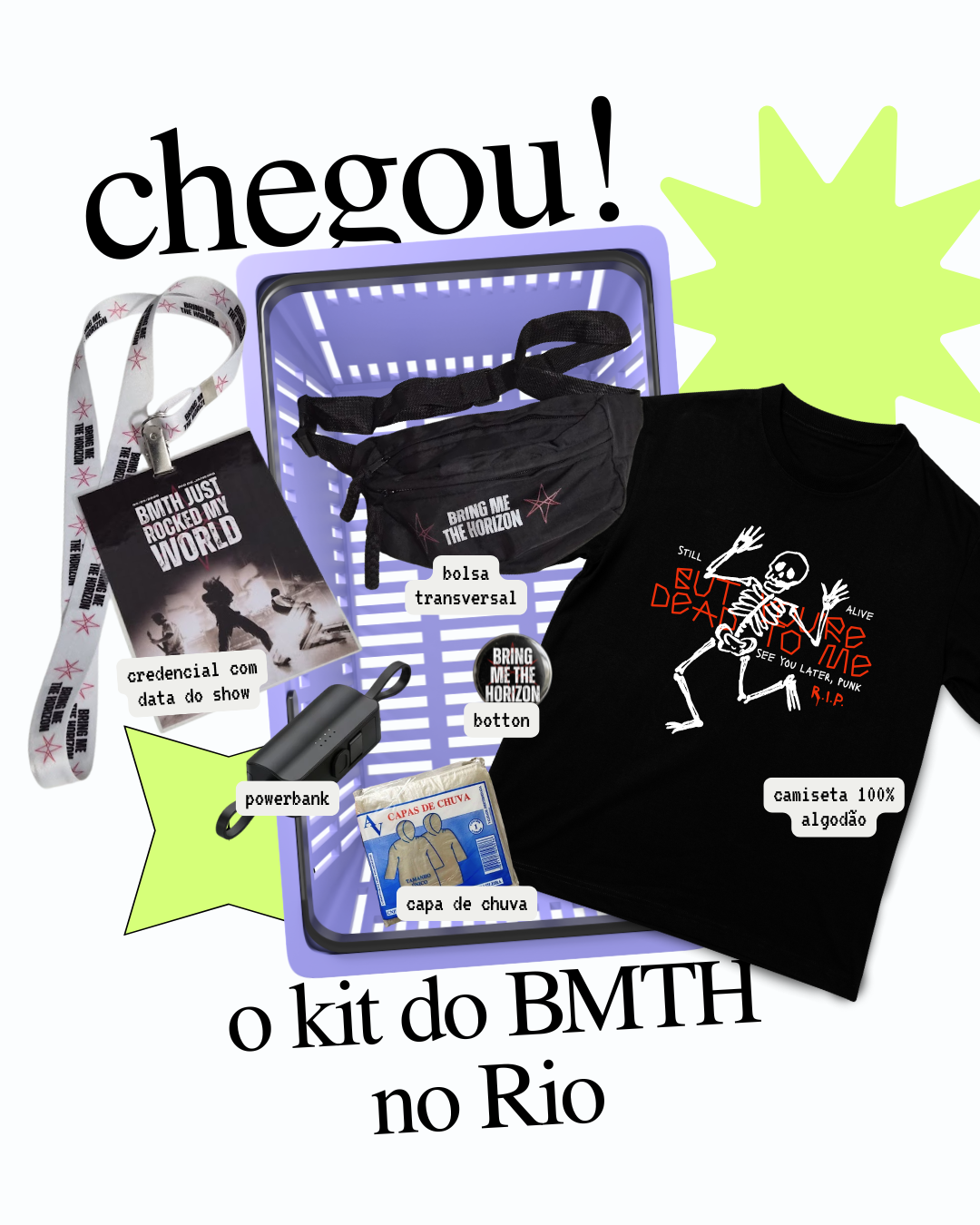 Kit BMTH no Rio - VIP - afetoria