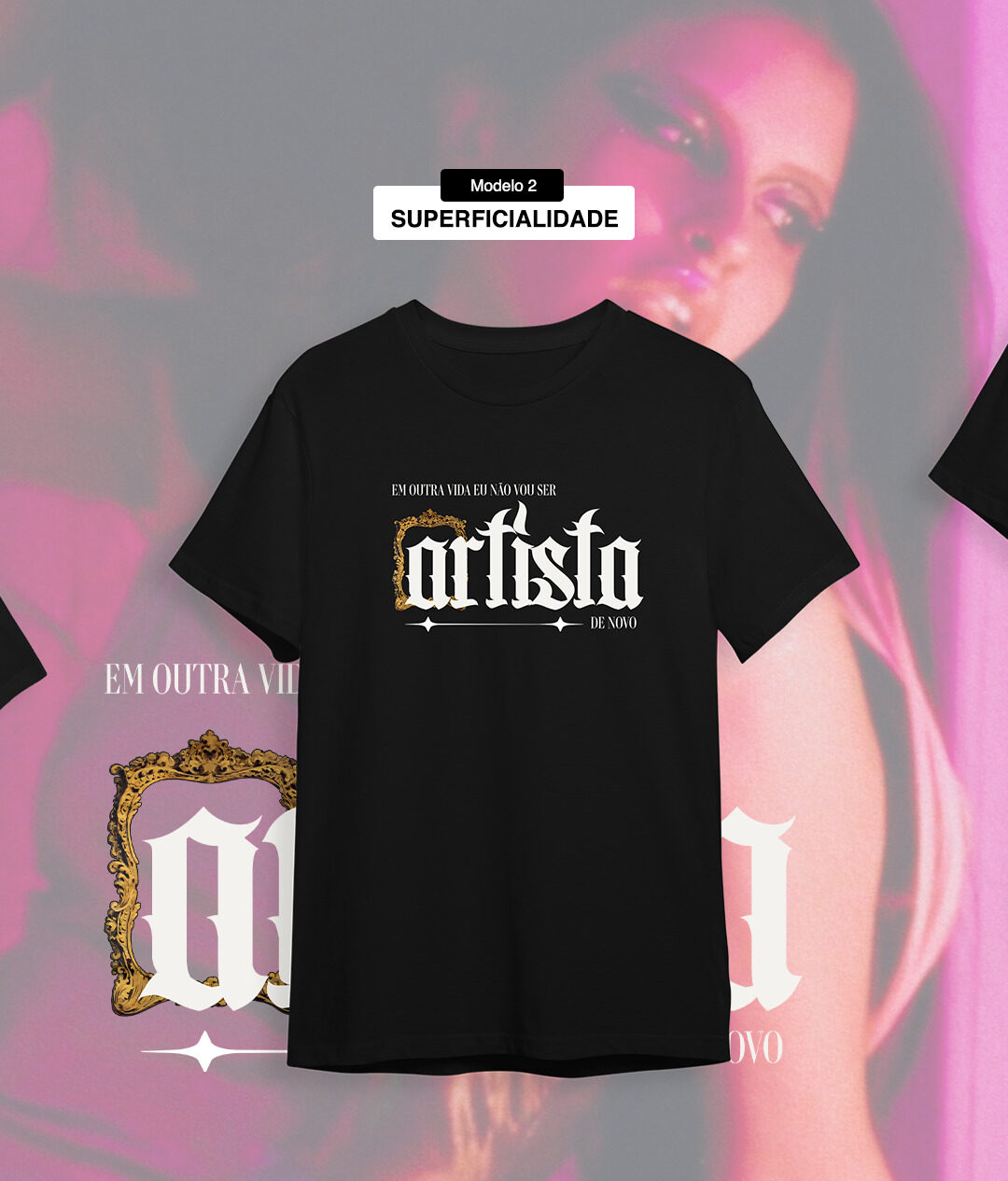 Camiseta Superficialidade - Lourandes