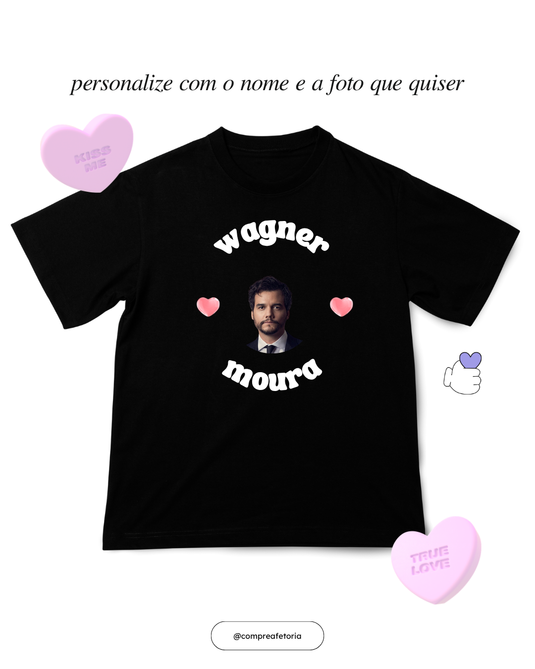Camiseta Heart & lover - Imagem 2