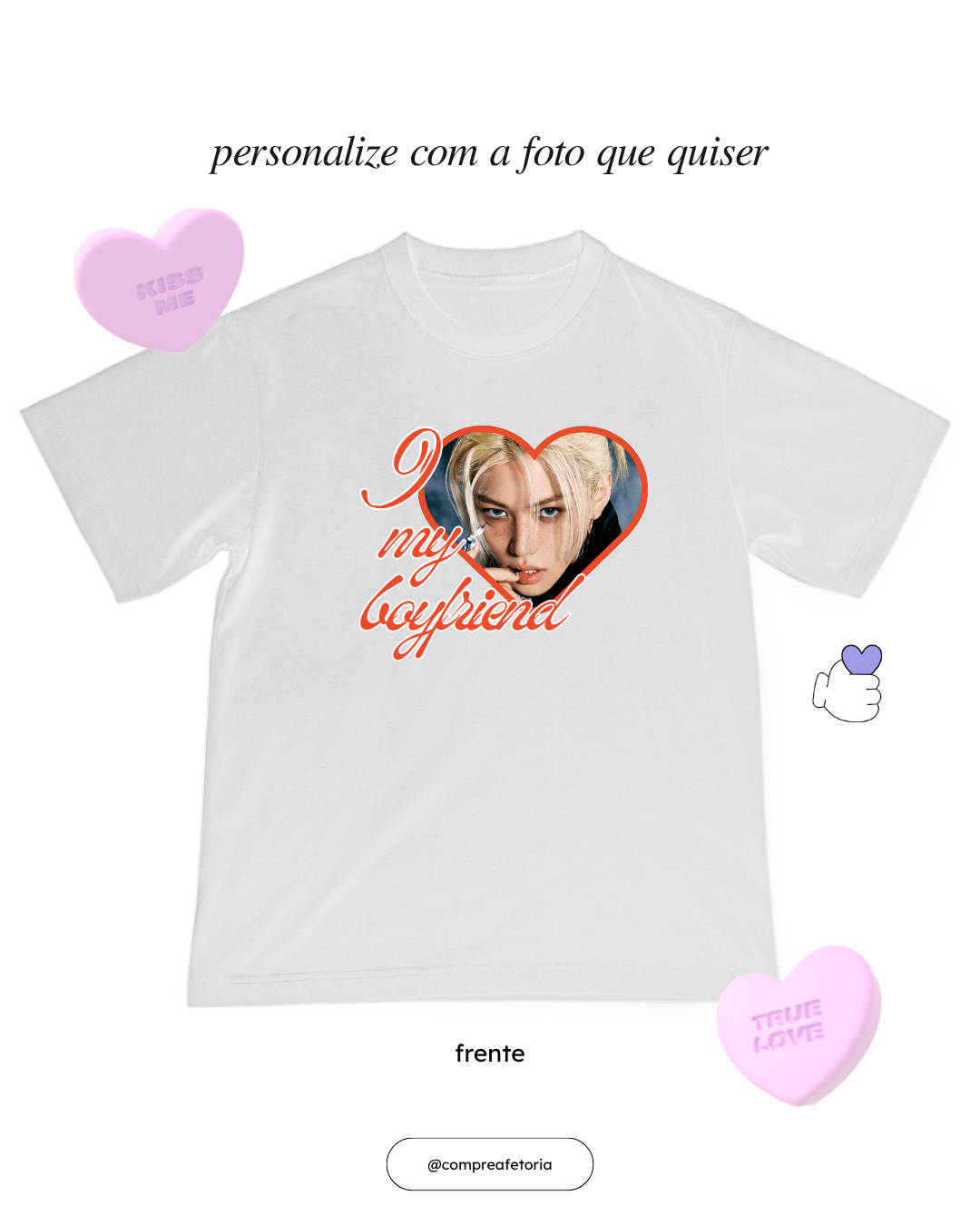 Camiseta I love my boyfriend - Imagem 2